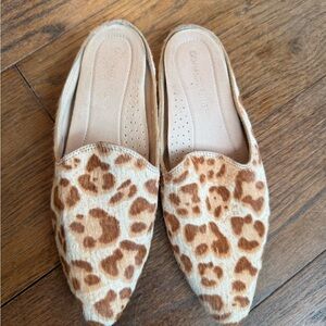 Leopard Print Women's Mules